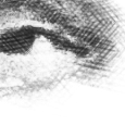 Portrait Dessin croquis au crayon a papier traits de mine de plomb