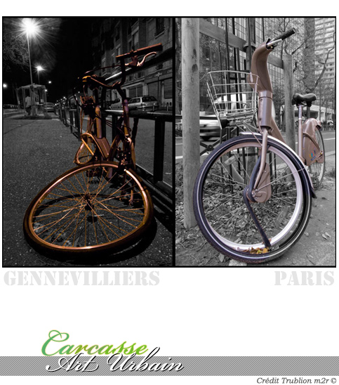 DesRoues Temps - Serie de photos de Carcasse de 2 roues, vélo dépouillé