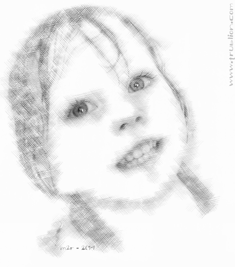 Portrait au crayon noir mine de plomb trublion m2 marion tourbillon