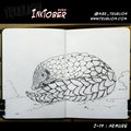 Inktober 2020 - SketchBook Tour 1-22 Ink Drawing, Carnet de croquis Aquarelle