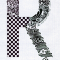 Alphabet Calligraphié plume et encre de chine noire par Trublion m2r
Grand Lettrage par forme - Lettrine - La lettre R majuscule